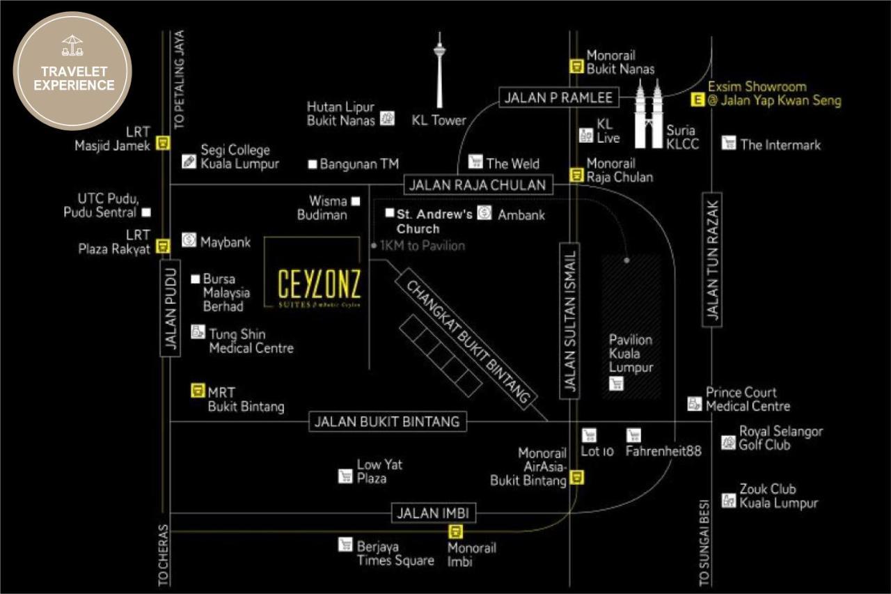 Ceylonz Suite Klcc, Travelet Kuala Lumpur Exterior photo